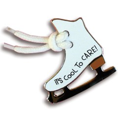 Ice Skate Pin