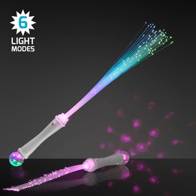 Twinkle & Shine Light Wands w/ Fiber Optics - BLANK