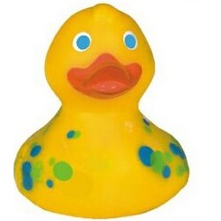 Rubber Cute Lottie Dottie Duck©