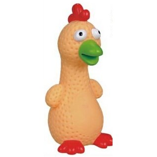 Rubber Cutie Big Eyed Little Chick Dog Toy