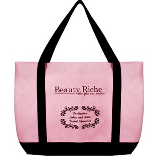 Large Zippered Tote Bag