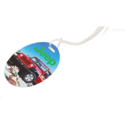 Oval Luggage Tag