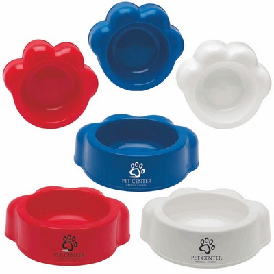 Paw Shaped Pet Bowl