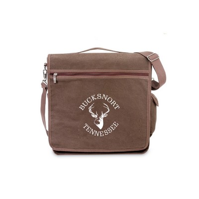 Convertible Canvas Messenger Bag