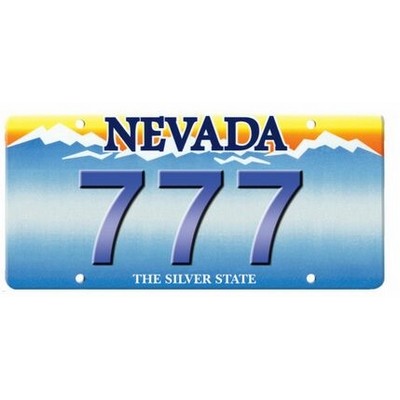 Nevada License Plate Gift Shop Magnet (3 Square Inch)