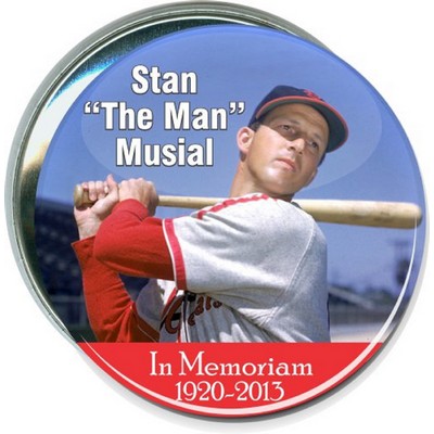 Baseball - Stan "The Man" Musial, In Memoriam - 3 Inch Round Button