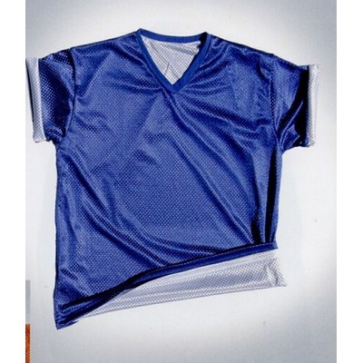 Reversible Jersey Crew Neck Tee Shirt