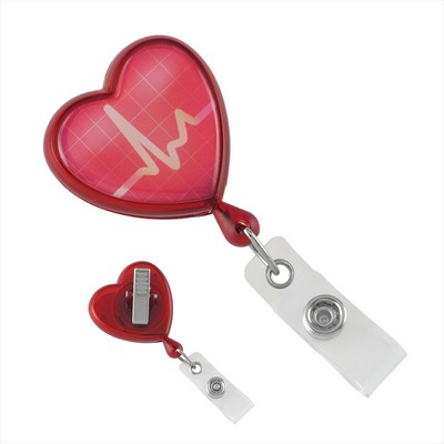 Badge Reel (Heart Health - Red)