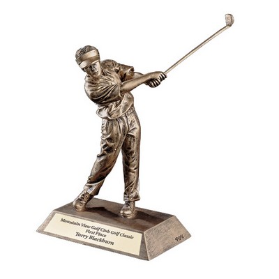 8" Male Golf in Gold