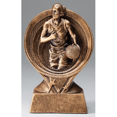 Basketball, Female - Saturn Resin Design - 6"