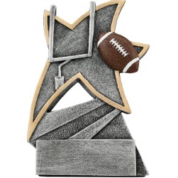 Jazz Star Resin Football Figure - 5 1/2"