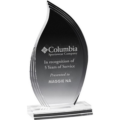 Flame Legend Award (5"x 9 1/2"x 3/4") Laser Engraved