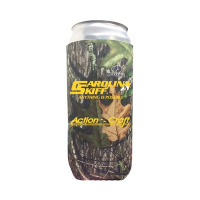 Mossy Oak or Realtree Camo Premium Collapsible Foam 32oz Crowler Can Insulator