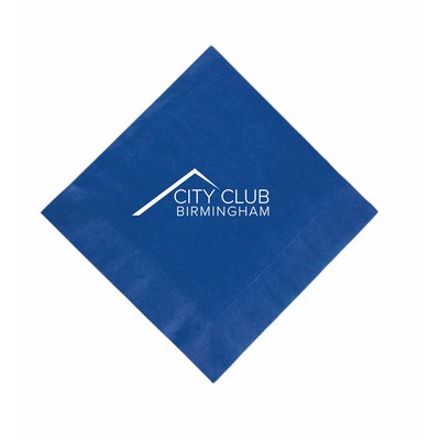 Royal Blue 3 Ply Beverage Napkins