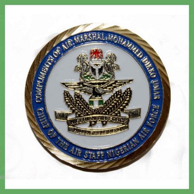 Custom Challenge Coins Die Struck Brass (1.5'')