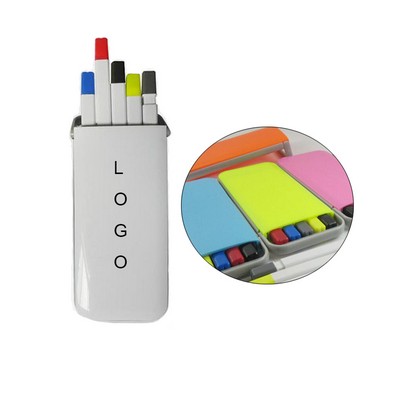 Colorful Fluorescent Highlighter & Pen Set