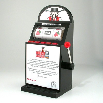 Slot Machine Lucite® Embedment Award (4 1/2" x 9 1/2" x 3 5/8")