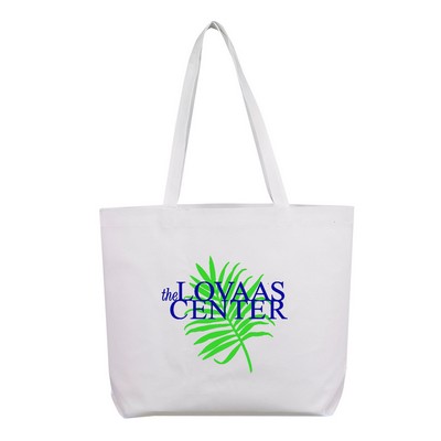 Promo Jumbo Shopping Tote - White