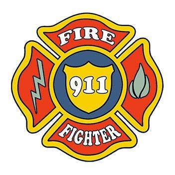 Firefighter Patch Stock Temporary Tattoo