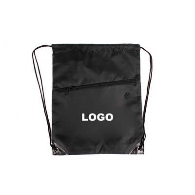 Custom Drawstring Bag w/Reinforced Corners