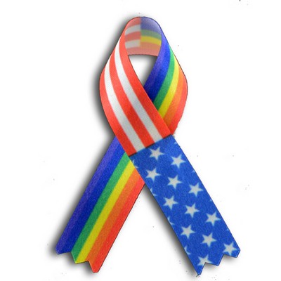 Full Color Awareness Ribbon Pin (3 1/2")