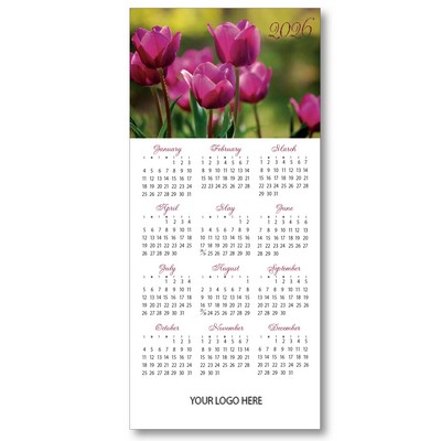 2026 Tulips Mini Calendar