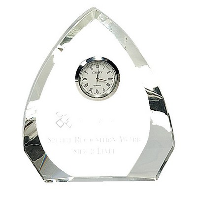 Arch Crystal Clock, 5 1/2" H