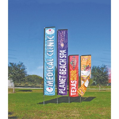 Custom Printed 7.5' Windchaser™ Vertical Flag Kit (1 Side)