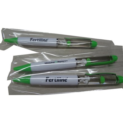 3D Floater Liquid Plastic Ballpoint Pen