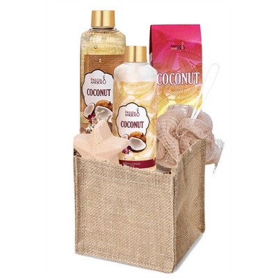 Island Coconut Spa Basket