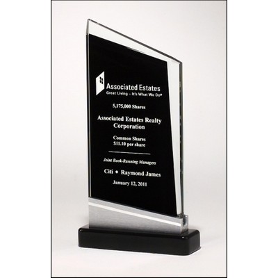 Zenith Series Glass Award (3.875"x8.875")