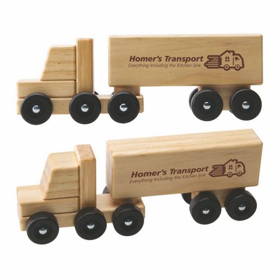 Wooden Semi Truck