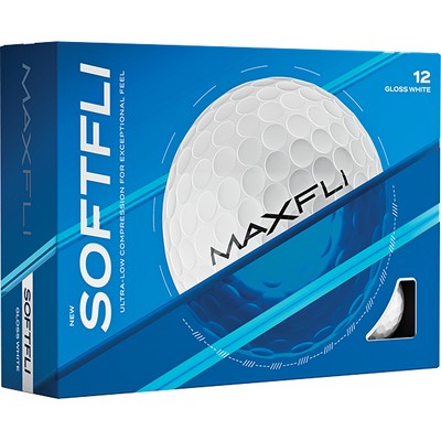 Maxfli Softfli Golf Ball - Gloss White