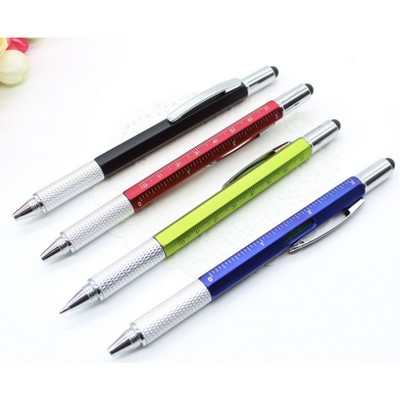 6 In 1 Stylus Twist Pen