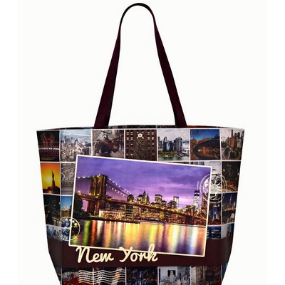 Large tote bags with lamination(20"X14"X6")