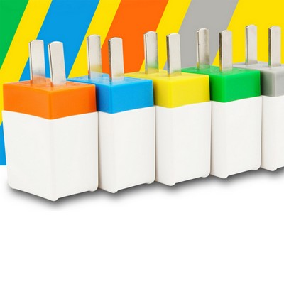 Colorful Tip AC USB Adapter