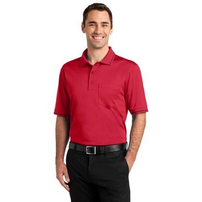 CornerStone® Select Snag-Proof Tipped Pocket Polo Shirt