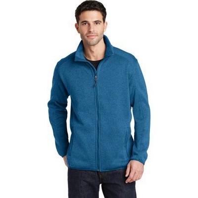 Port Authority® Sweater Fleece Jacket