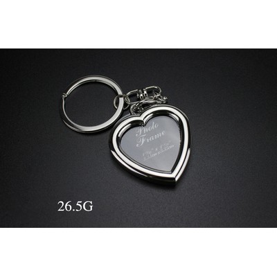 Heart Shaped Photo Frames Key Chain