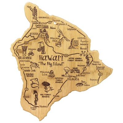 Destination Hawaii Big Island Cutting & Serving Board