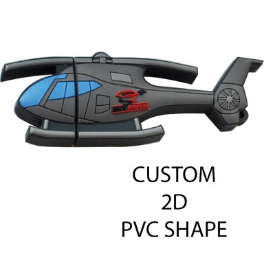 32GB Custom Shape 2D PVC USB Flash Drive