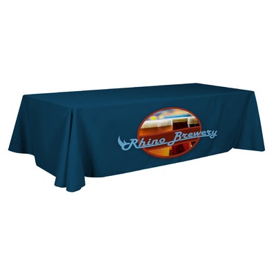 Stain Resistant 8ft Table Throw (Full Color/3 Sided)