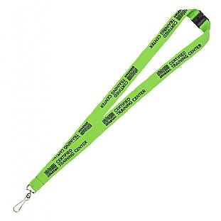 3/4" Polyester Lanyard w/ Safety Breakaway