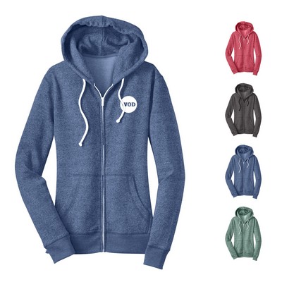 District® Junior's Marled Zippered Hoodie