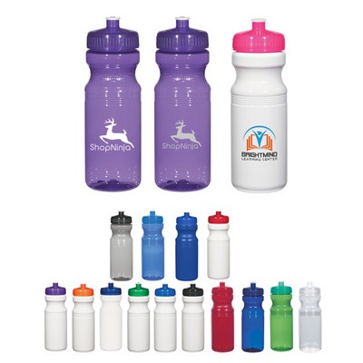 24 Oz. Poly-Clear Fitness Bottle