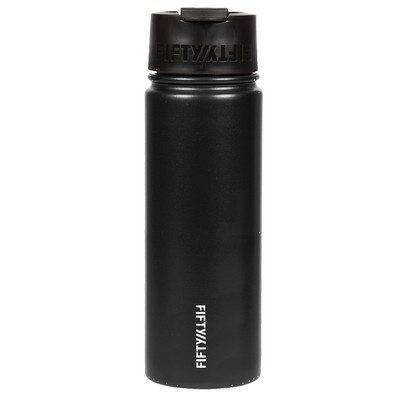 20oz Matte Black Bottle with Flip Lid