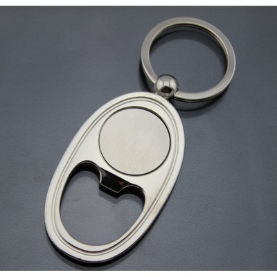 Ellipse Bottle Opener Key Tag