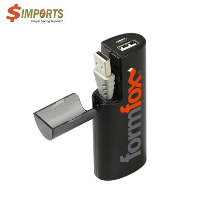 Lorel Avenue Pull Out Cord 2200mAh Power Bank - Simports-2200mAH