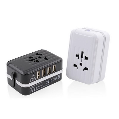 4 Ports Universal Travel Adapter Plug