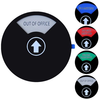 Do Not Disturb Sign, Please Knock Sign, Out of Office Sign, in a Meeting Sign of Office Sign